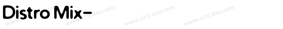 Distro Mix字体转换